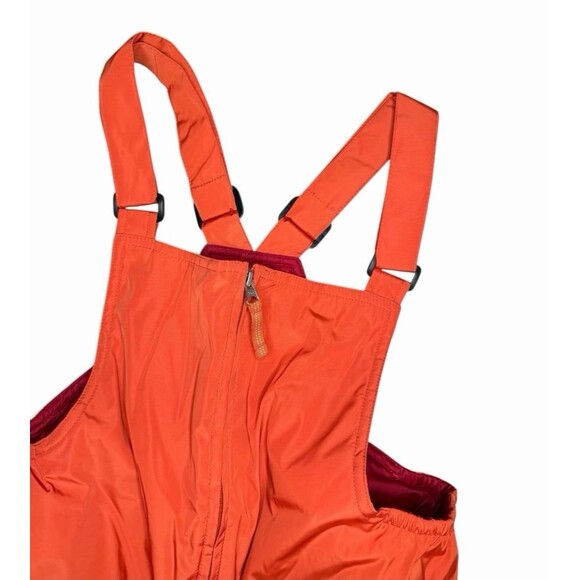 Lands End Squall Waterproof Insulated Iron Knee Snow Bibs KIDS Size 18 Husky - Picture 5 of 8